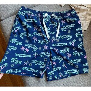 Chubbies neon glades stretch swim shorts. Boys large 14-16